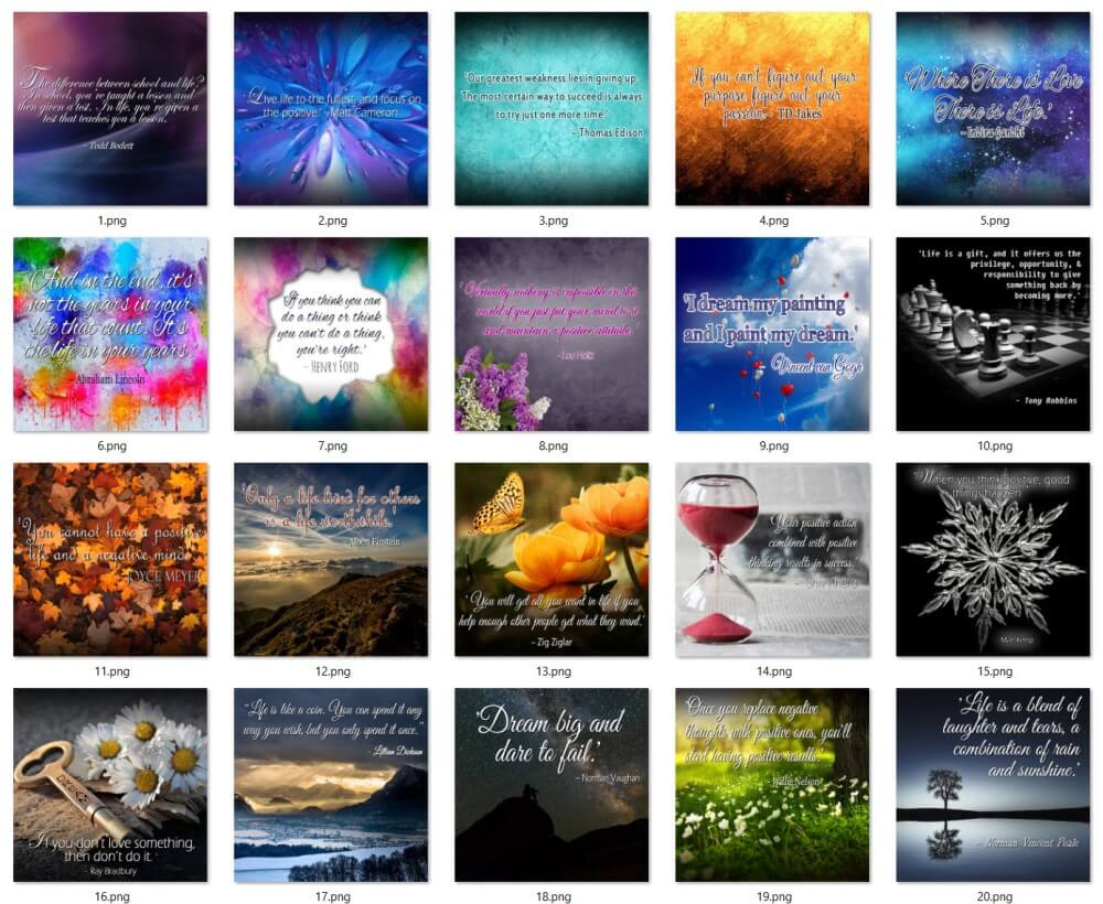 Personal Transformation PLR Social Quote Posters
