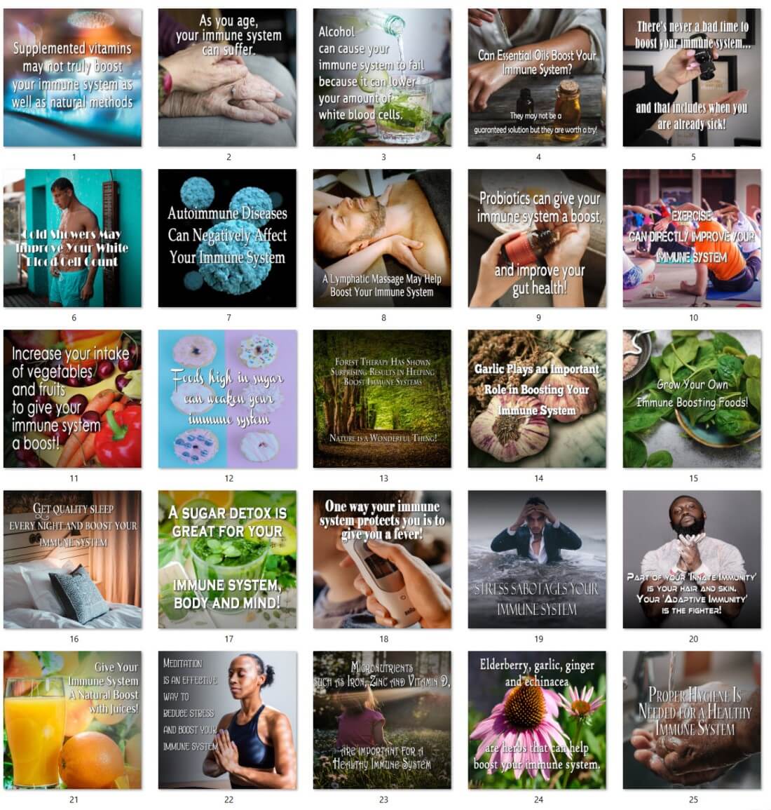 Immune System Health PLR Social Posters - BONUS