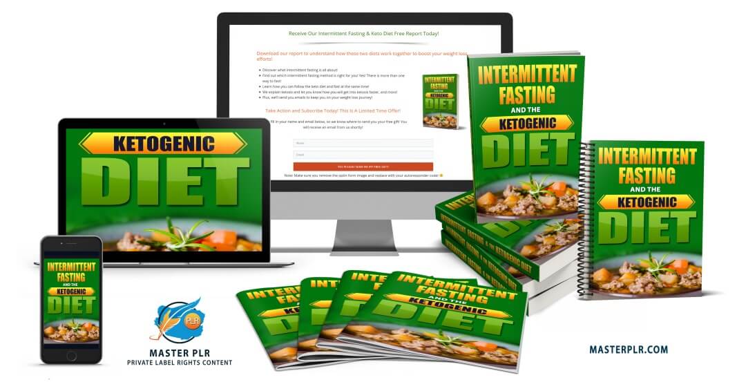 Intermittent Fasting and Ketogenic Diet PLR Pack
