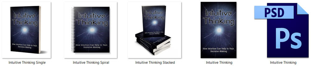 Intuitive Thinking PLR Report Cover Graphics