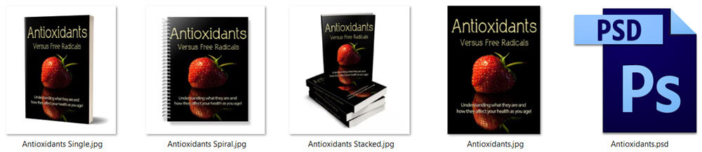 Antioxidants PLR eBook Cover Graphics
