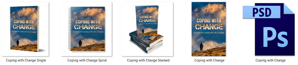 Coping with Change PLR Report eCover Graphics