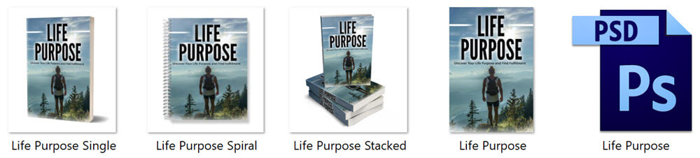 Life Purpose PLR eBook Cover Graphics