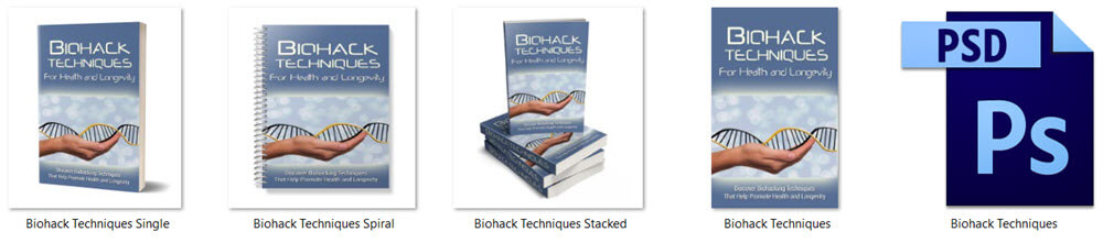 Biohack Techniques PLR Report eCover Graphics