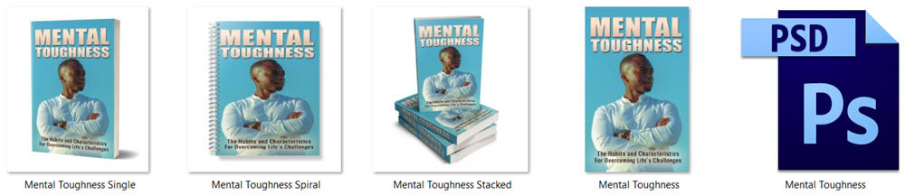 Mental Toughness PLR eBook Cover Graphics