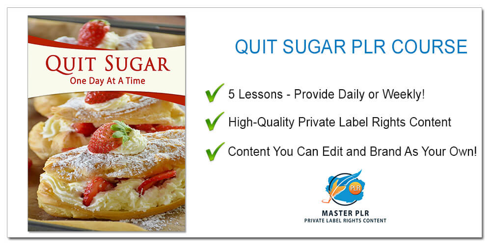 Quit Sugar PLR Course