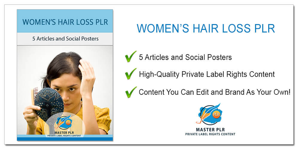 Women's Hair Loss PLR Content