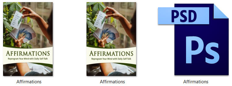 Affirmations PLR Course Cover Graphic