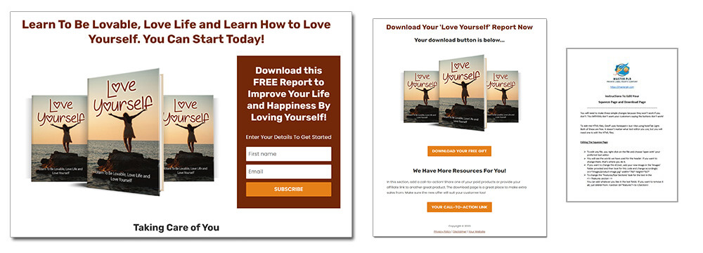Decision Making PLR Report Squeeze Page