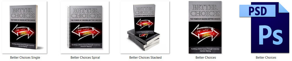Making Better Choices PLR eBook Cover Graphics