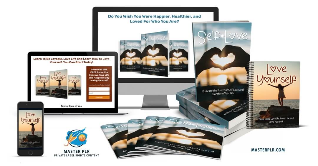 Self-Love PLR - Learn to Love Yourself PLR Content Graphic