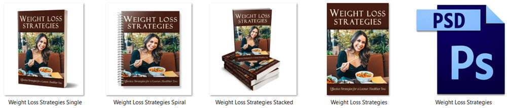 Weight Loss PLR eBook Cover Graphics