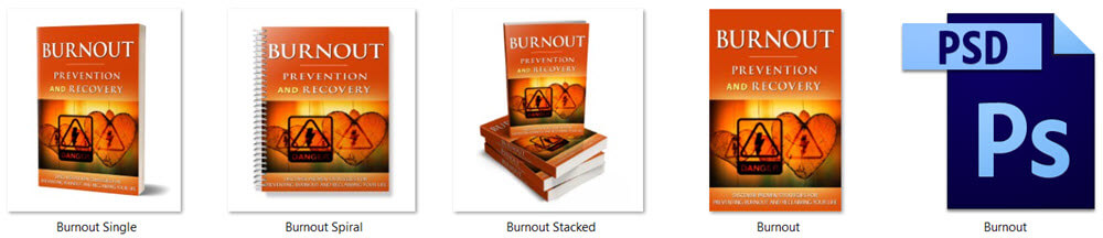 Burnout PLR eBook eCover Graphics