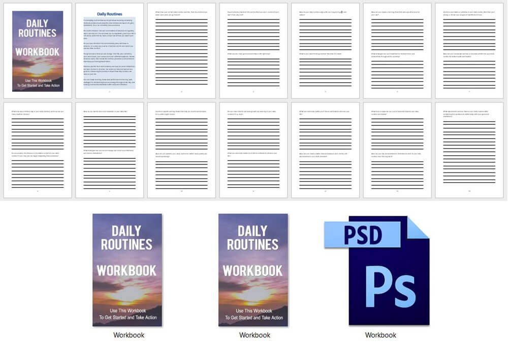 Daily Routines PLR Workbook