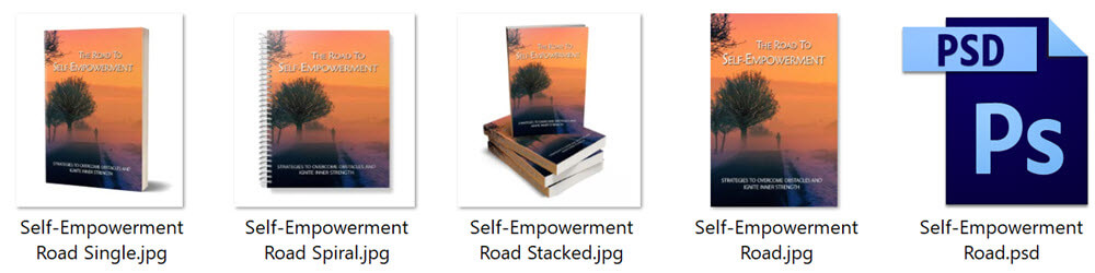The Road To Self-Empowerment PLR Report Cover Graphics