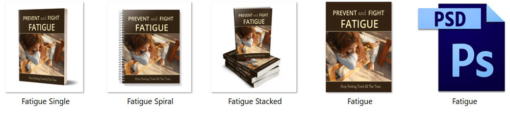 Fatigue PLR eBook eCover Graphics