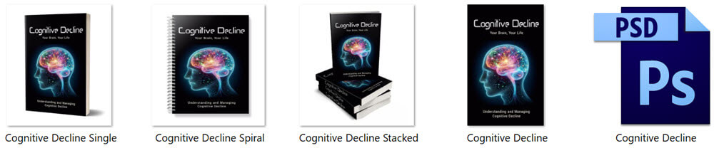 Cognitive Decline PLR eBook eCover Graphics