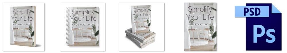 Simplify Your Life PLR eBook Cover Graphics