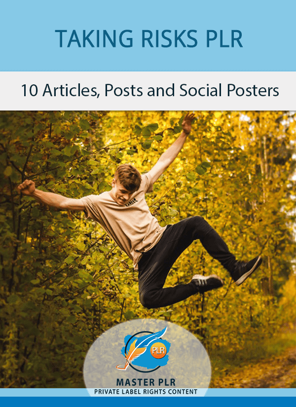 Taking Risks PLR Articles and Social Posters