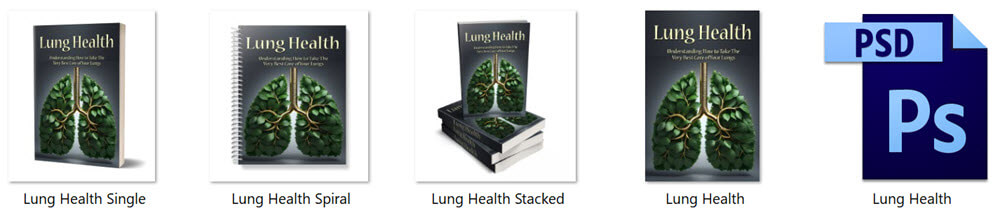Lung Health PLR eCover Graphics