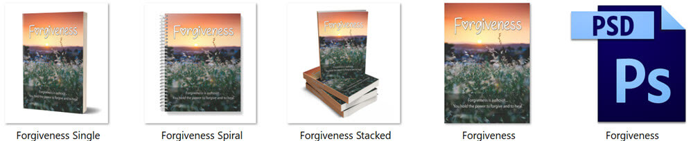 Forgiveness PLR eBook Cover Graphics