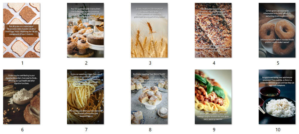 Grains PLR Large Social Posters