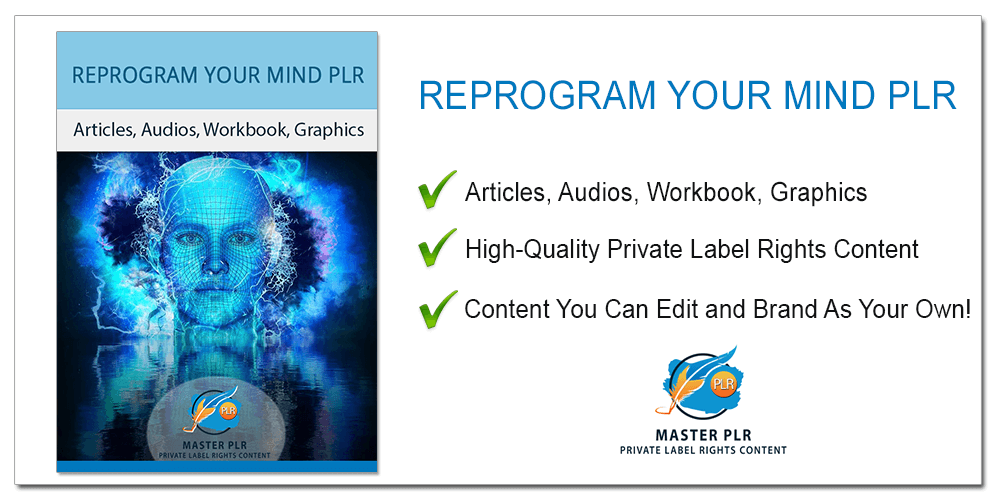 Reprogram Your Mind PLR - Power of Your Subconscious Mind PLR Content