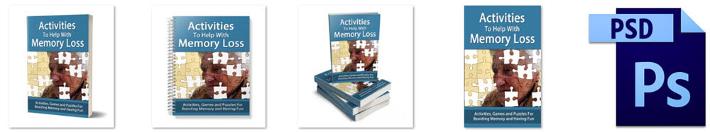 Activities For Memory Loss PLR eBook eCover Graphics