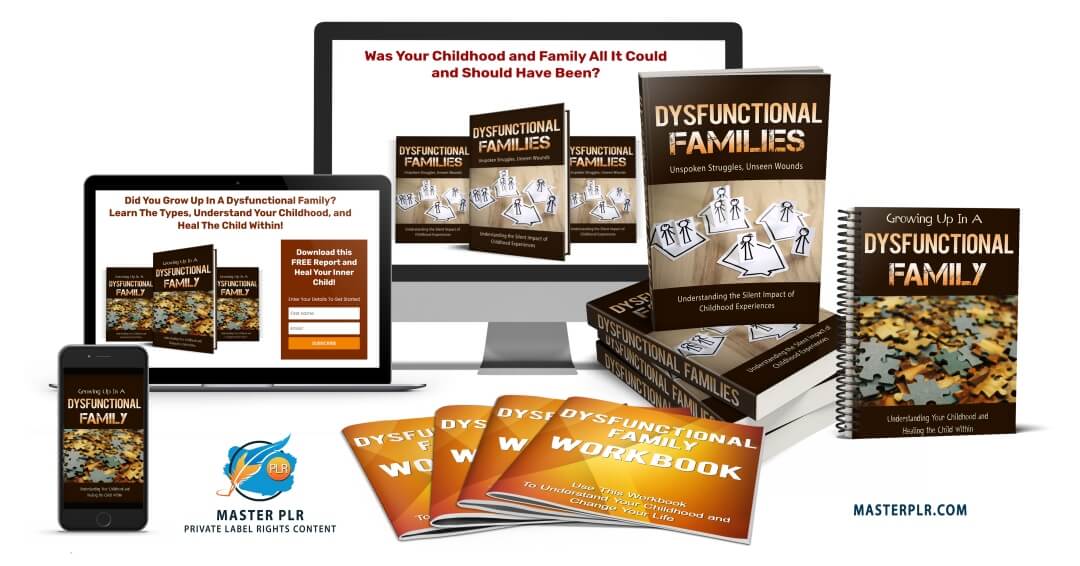 Dysfunctional Families PLR - Healing The Adult Child PLR Content